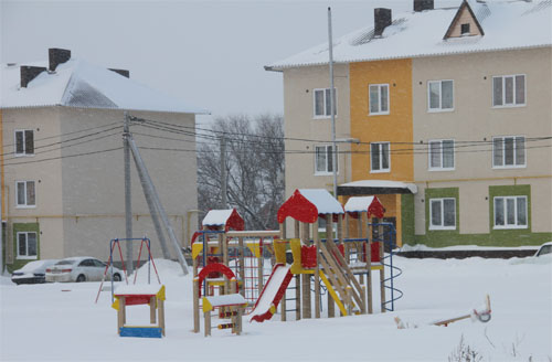 Детская площадка в с. Сергиевск