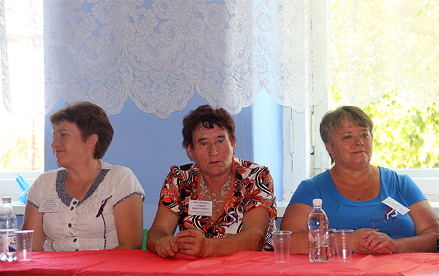 Встреча главы района А.Веселова с активистами Липовки