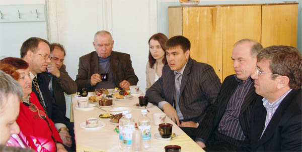 Встреча Игоря Бабаева с пайщиками с. Воротнее