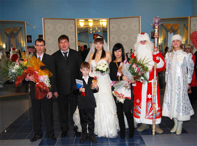 Бракосочетание семьи Козловских Алексея и Марины