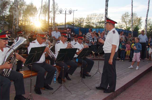 Выступление духового оркестра ГУВД по Самарской области