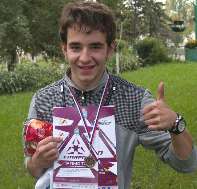 Виктор Табаков - бронзовый призер фестиваля "Старт"