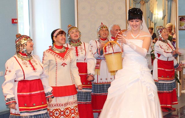 Национальная свадьба в чувашском стиле