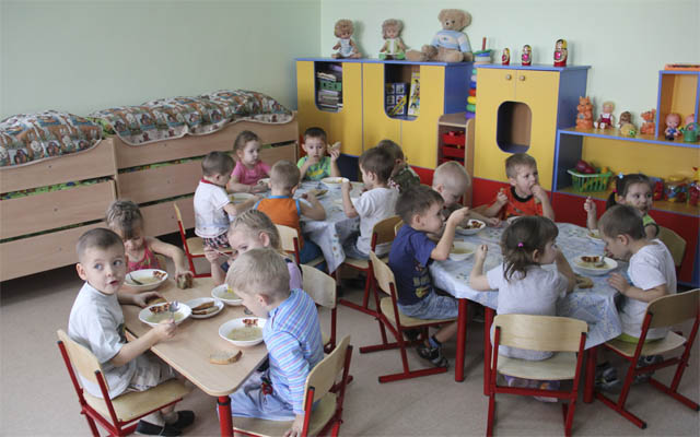 Группа в детском саду "Ветерок"