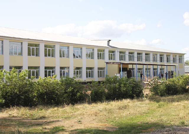Черновская школа во время капитального ремонта